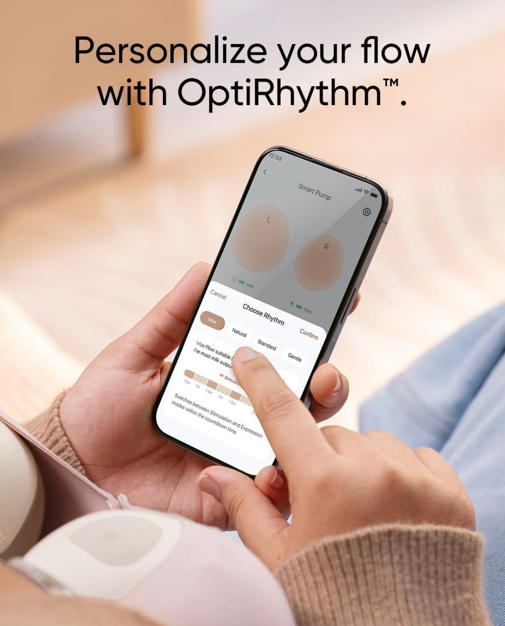 EUFY E10 Wearable Breast Pump 24mm| Hospital Grade with Apps - Image 8