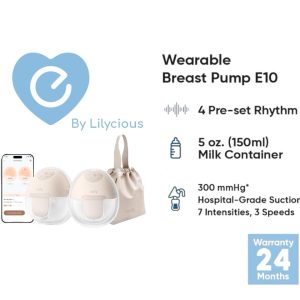 EUFY E10 Wearable Breast Pump 24mm| Hospital Grade with Apps
