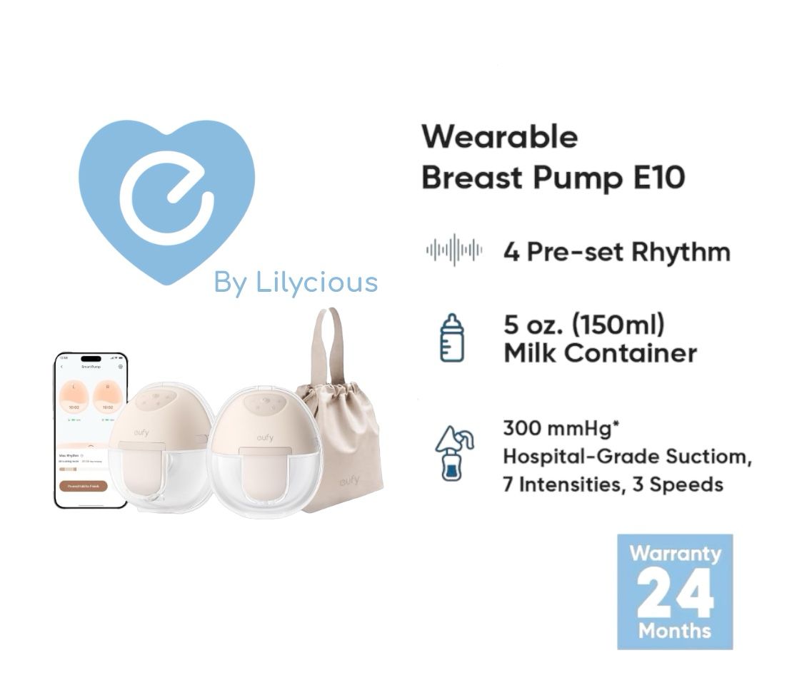EUFY E10 Wearable Breast Pump 24mm| Hospital Grade with Apps