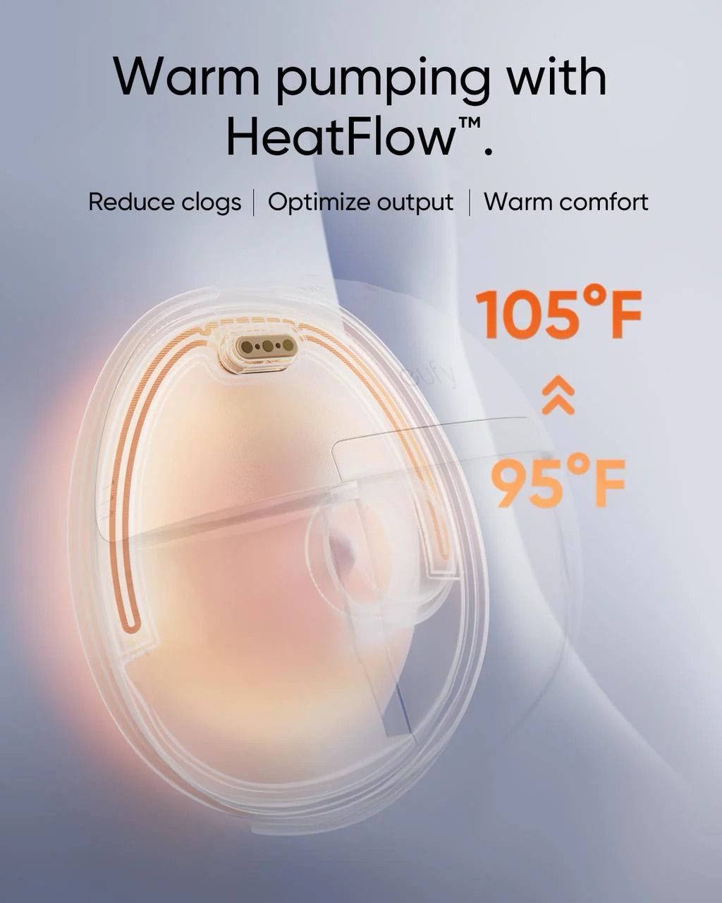 EUFY S1 Pro Wearable Breast Pump 24mm| Discreets Hospital Grade | Charging Case Bag - Image 8