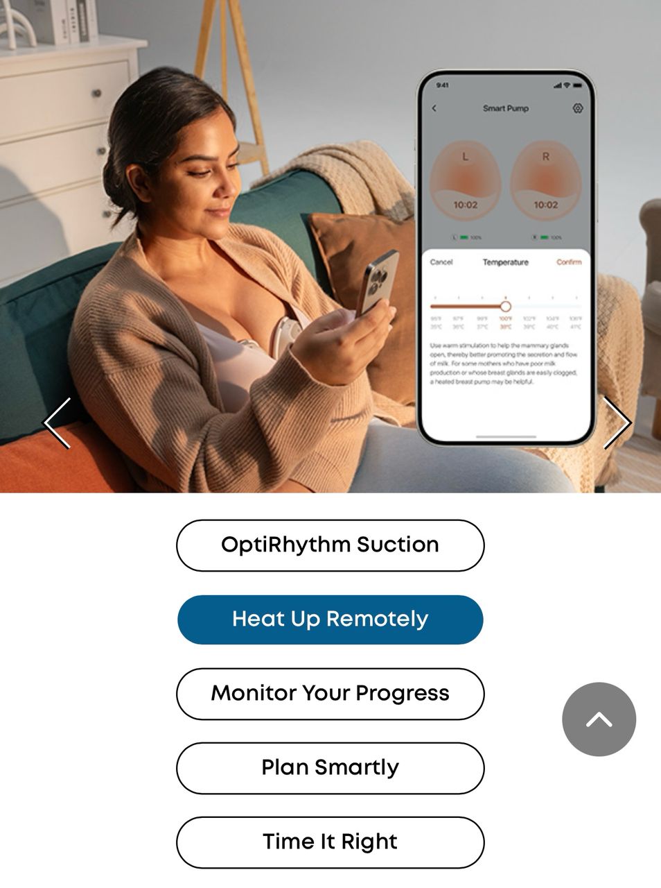 EUFY S1 Pro Wearable Breast Pump 24mm| Discreets Hospital Grade | Charging Case Bag - Image 7